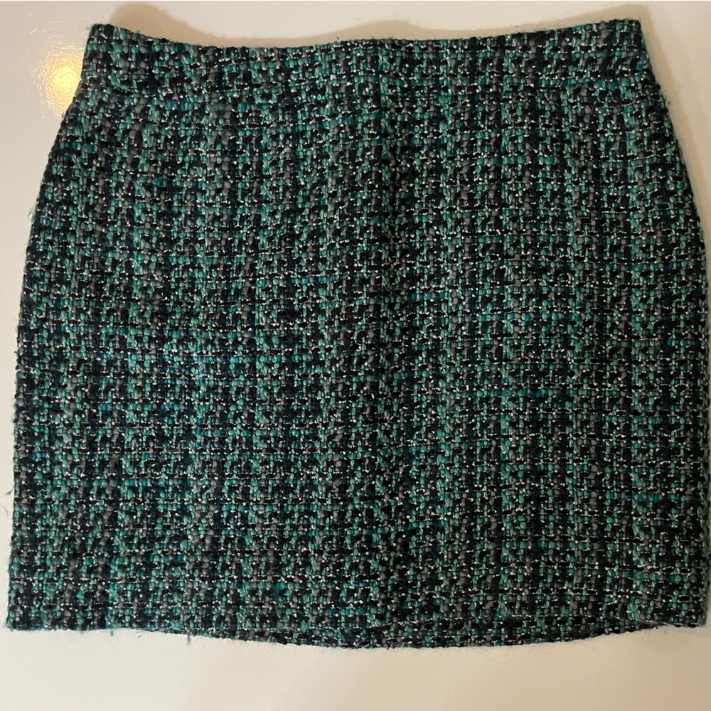 J Crew Wool Mini Skirt